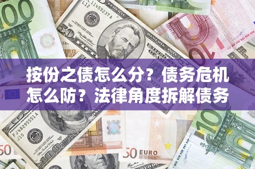 北京按份之债怎么分？债务危机怎么防？法律角度拆解债务分配与风险自保指南