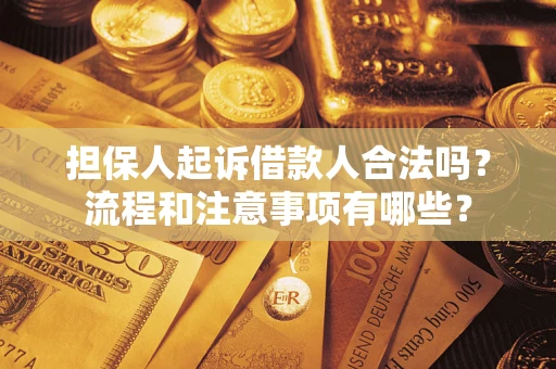 北京担保人起诉借款人合法吗？流程和注意事项有哪些？