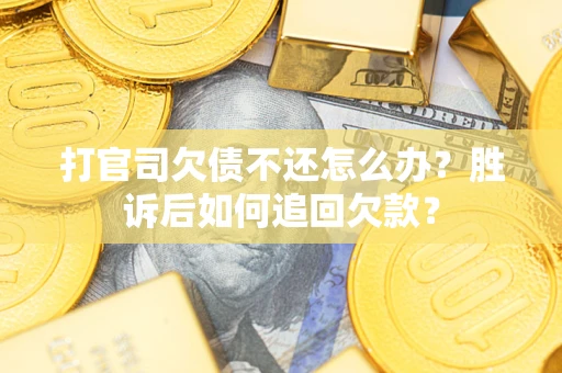 北京打官司欠债不还怎么办？胜诉后如何追回欠款？