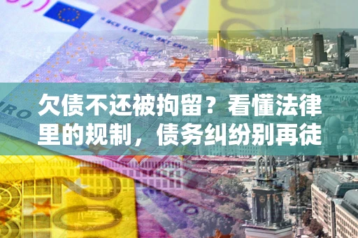 北京欠债不还被拘留？看懂法律里的规制，债务纠纷别再徒劳奔波