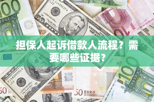 北京担保人起诉借款人流程？需要哪些证据？
