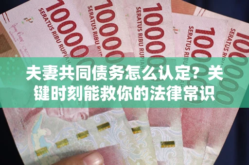 北京夫妻共同债务怎么认定？关键时刻能救你的法律常识